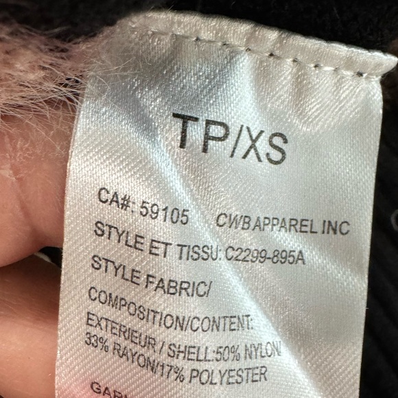 Charlie B Floral Textured Cowl Neck Sweater XS - Picture 6 of 7